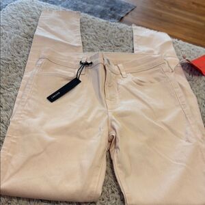 J Brand Skinny Jeans Womens 25 Pink NEW Sample CK26150241 Raw Hem Mid Rise‎
